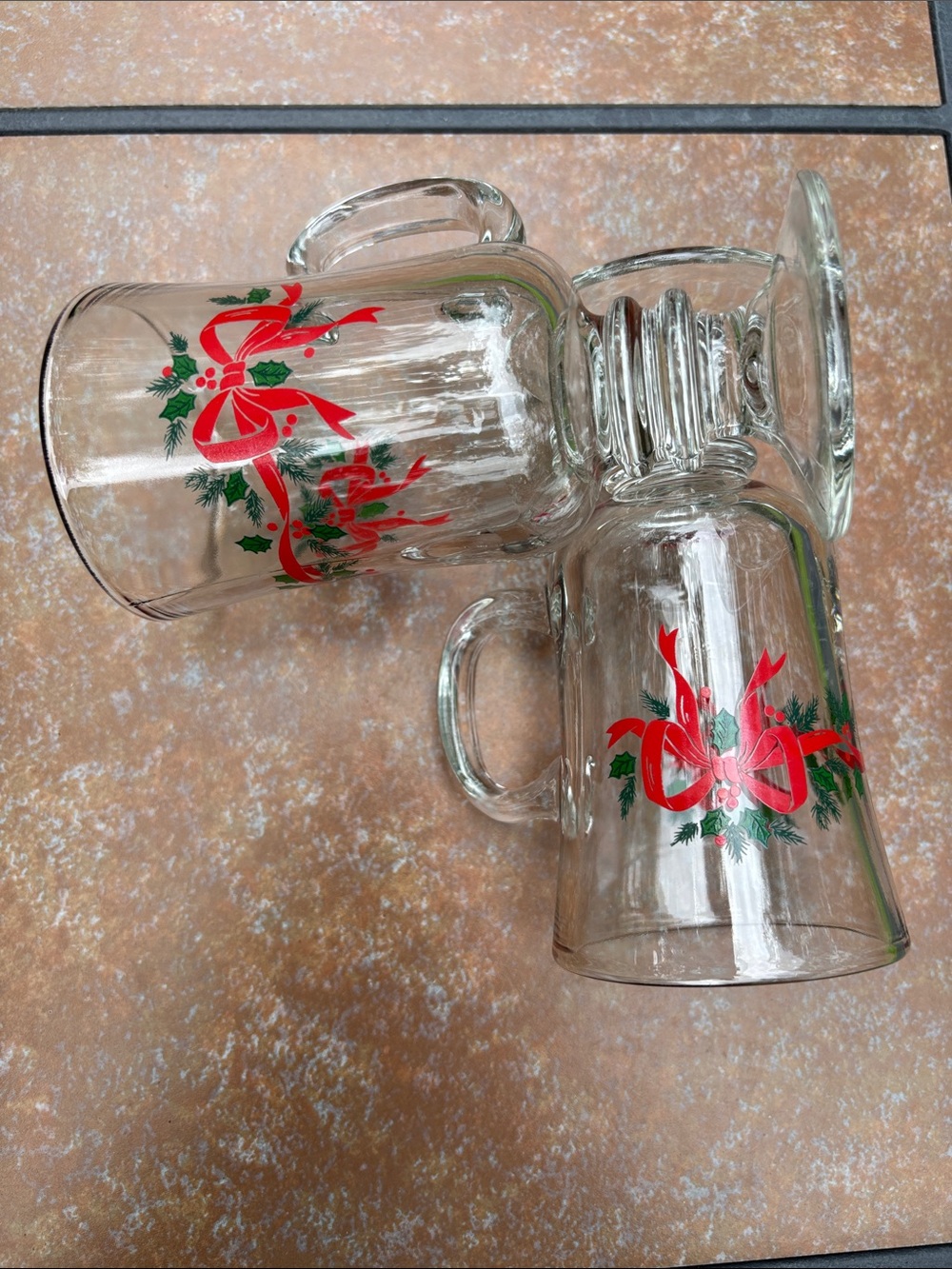 Vintage Libbey Glass Company Pedestal Footed Glass Pattern Is "Irish Mug" - Picture 6 of 8